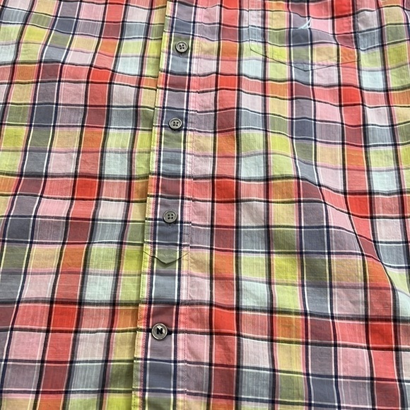 Nautica classic fit plaid shirt with front pocket size L - Picture 6 of 10